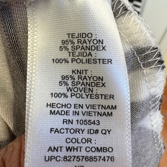 Peter Som Black White Stripe Midi Dress Mixed Print Sleeveless XS Nautical - Picture 5 of 7